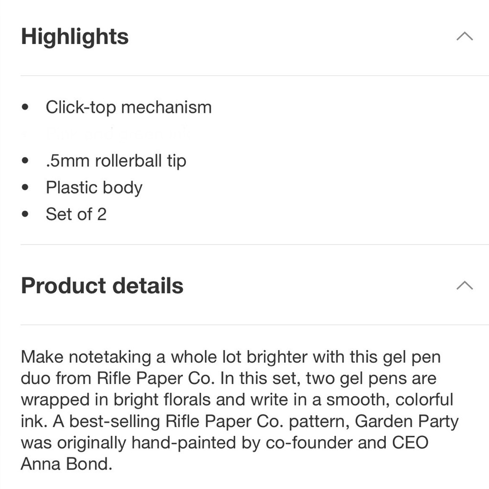 New! Rifle Paper Co. Set - Picture 11 of 11
